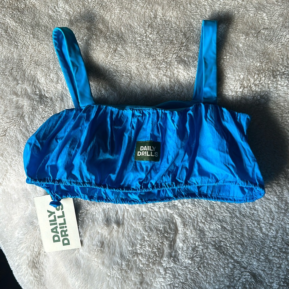 Daily drills blue bubble bra
